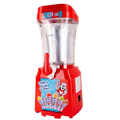ICEE Home Countertop Slushie Maker – Frozen Drink Machine for Slushies, DIY Frozen Beverages, Parties, Kids, Easy-to-Use, Compact & Durable. Creates up to 34Floz of Ice Cold ICEE Slushy.