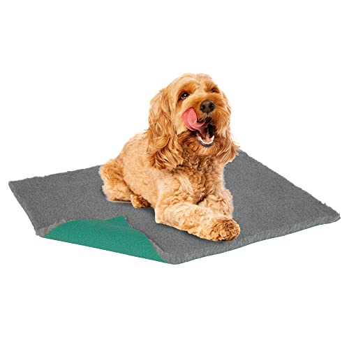 Vetbed Petlife Original Hundebett, Größe M, Grau, 100 cm x 100 cm, maschinenwaschbar, warmes Hunde- und Welpenbett, ideal für die Welpe, langlebig, antiallergen, ungiftig, für Katzen und Hunde