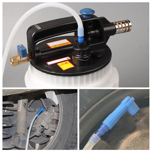 Wjelet 1.2M Bremsfluessigkeits Schlauch,Bremsenentlüftungsschlauch,Bremse Entlüften Auto Ölwechsel Werkzeuge für Bremsflüssigkeit, Gerader Auto-kraftstoffleitungsschlauch