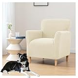 【PERFECT CHAIR PROTECTOR & DECORATIONClub chair cover kann Ihr Sessel-Sofa besser von Milchstaub oder Kratzern fernhalten, erfrischen Sie Ihr Sofa im täglichen Leben, langlebig für lange Zeit use.It kann nicht nur Ihre Möbel schützen, sondern auch eine alte, abgenutzte Couch in das atemberaubende Herzstück Ihres Hauses verwandeln, große Heimdekoration. Der Sesselbezug ist perfekt für ein Zuhause mit Kindern, Hunden und Katzen
