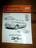 panhard dyna x85  Les Archives du collectionneur, N° 17 : Panhard 24C, 24CT, 24B, 24BA, 24BT, 1963-1967