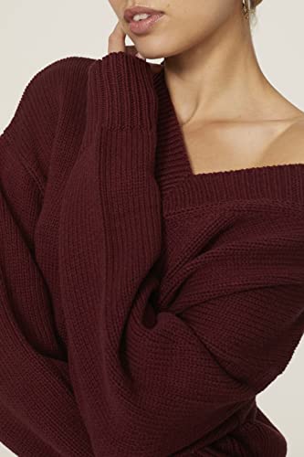 Image of Rent The Runway Pre-Loved Red V-neck Sweater