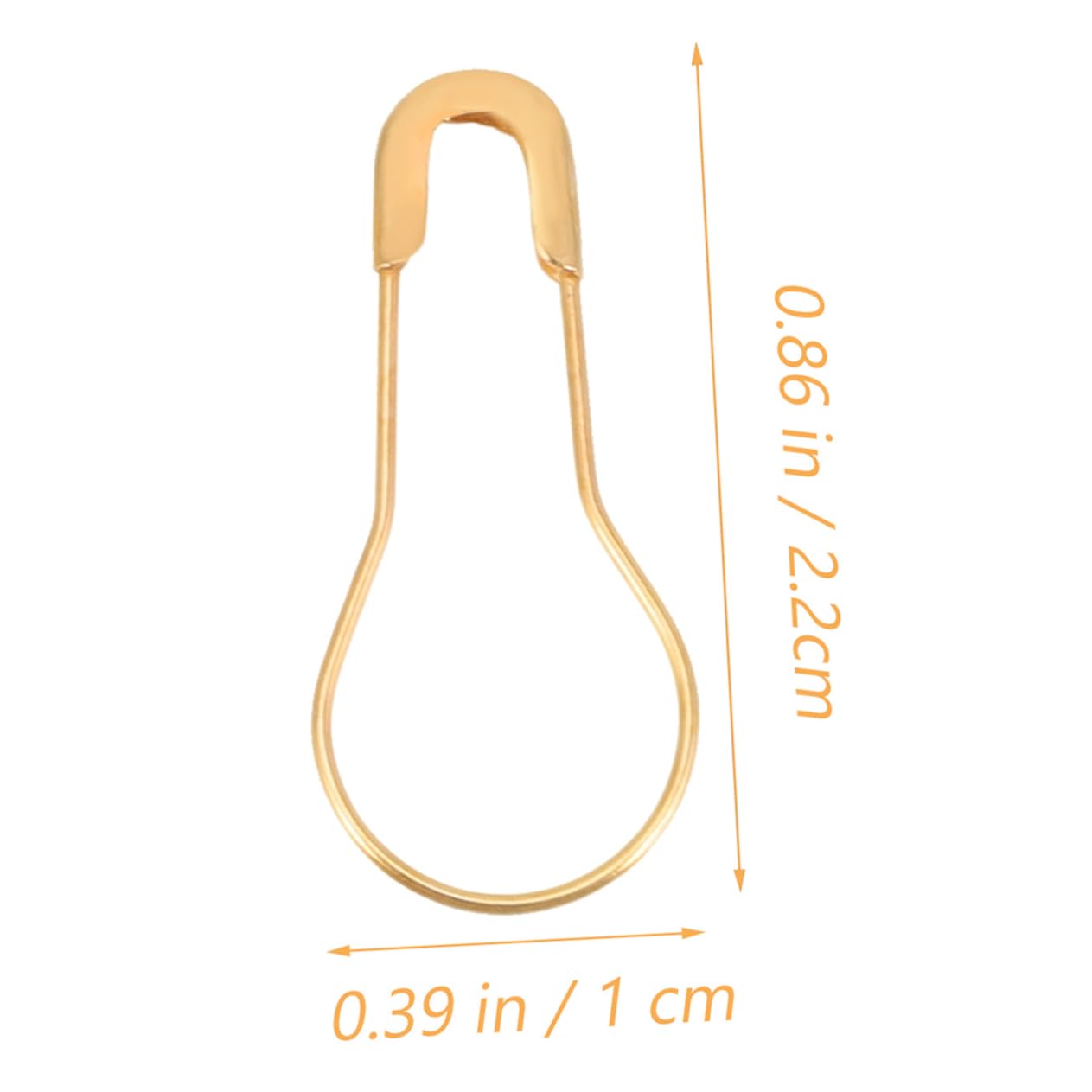 1500stücke Gourd Broschen Sicherheitsnadeln Dekorative Anstecker Für Schals Pullover -projekte Vielseitig Einsetzbar Langlebig Und Leicht Für Kleidung Und Accessoires