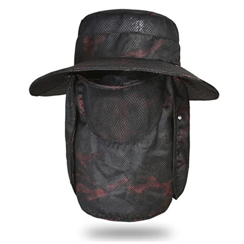 Chapeau de pêche homme LNNSHX crème solaire respirant pour éviter les coups de soleil