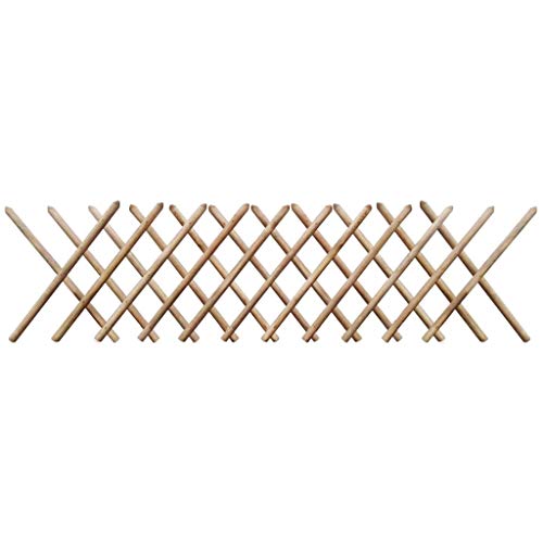 Preisvergleich Produktbild vidaXL Kiefer Imprägniert Gartenzaun 250x80 cm Jägerzaun Scherenzaun Holz Zaun