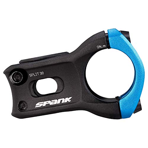 Spank Split Stem MTB/MTB Unisex Adult Stem, Blue, 38 mm, 38mm - Image 3