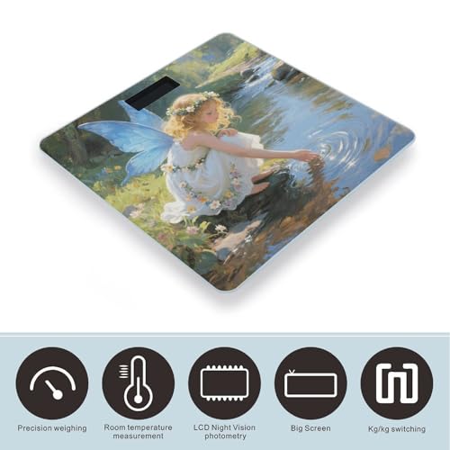 Balanza digital de baño con plataforma en vidrio templado miniatura 3