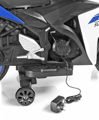 Image of Kids Sports Bike, Ride-On Toy for Ages 2-8 Years, Birthday Gift for Boys and Girls (R3 Sports Bike (3-8 Year), Blue)