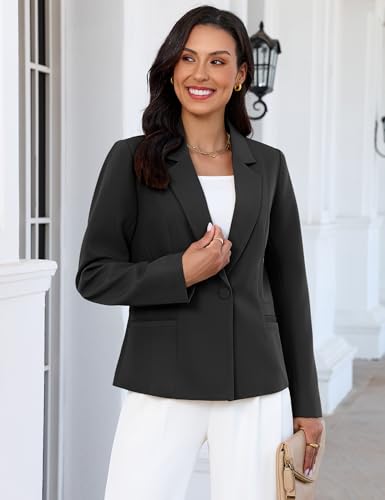 luvamia Blazers for Women Business Casual Long Sleeve Suit Jackets Professional Blazer with Pockets Work Office Outfits - Image 5