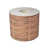 Videx Sichtschutzstreifen Bedruckt für Doppelstabmatten, Weidengeflecht, B: 19 cm, L: 26 m