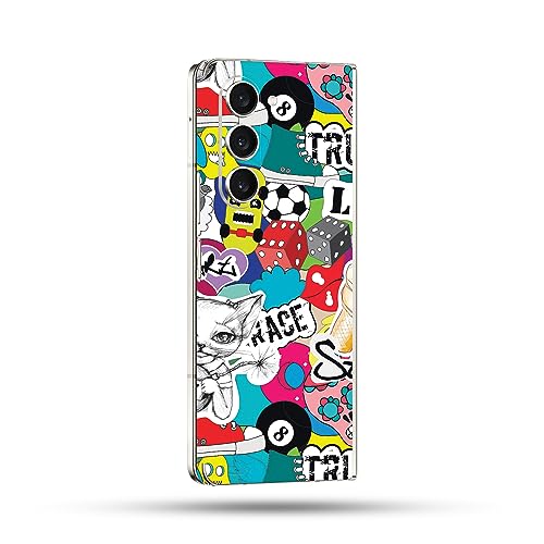Image of MightySkins Skin Compatible with Samsung Galaxy Z Fold 5 Full Wrap - Puppy Fall | Protective, Durable, and Unique Vinyl Decal wrap Cover | Easy to Apply, Remove, and Change Styles | Made in The USA