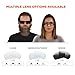 Ergodyne Skullerz Odin Anti-Fog Safety Sunglasses - Black Frame, Smoke Lens