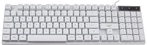 Vinik TECLADO GAMER VX GAMING CERBERUS BRANCO ABNT2 MULTIMÍDIA COM LED 7 CORES SENSAÇÃO MECÂNICA USB
