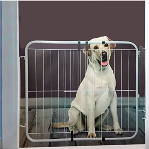 Portao Cercado Cães Bebês Portão Pet Extensivo De 74 Cm A 115 Cm Branco