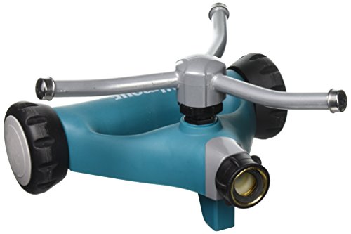 Fiskars WS46 Garden Watering 3 Arms Whirling Sprinkler Metal Arm/Poly Base