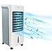LZQ Mobile Klimaanlage Luftkühler,3 in 1 Funktion Frische Luft mini klimaanlage Leise mit 6L Wasserkühlung,Fernbedienung und LED Display,12 Stunden Timer,80W Turmventilator(Model 4)