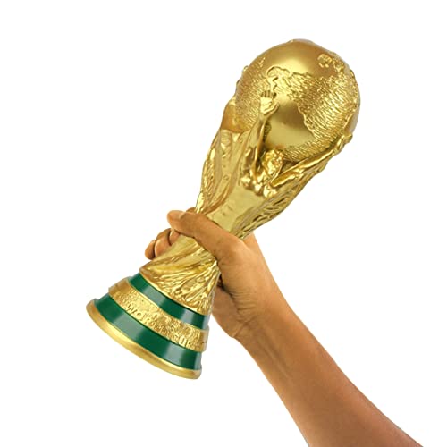 Trophée Champion 2022 Football Coupe Du Monde De Football Réplique Cadeaux Commémoratifs Match Champions Fans Modèles Statue Fans Gagnants Remembrance Award ( Color : Gold Trophy , Size : 21cm/8.27in