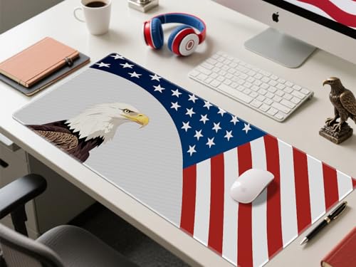 Image of JIALONG Large Gaming Mouse Pad, XXL Desk Mat, Durable Extended Mousepad with Stitched Edges, Non-Slip Base Keyboard Mat for Gamer, Office and Home - 35.4x15.7 Inches