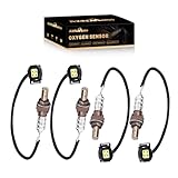 AXINMOTOO O2 Oxygen Sensor 4PCS Upstream Downstream 56028994AA Replacement for Jeep TJ Wrangler Liberty Grand Cherokee, for Chrysler PT Cruiser, for Dodge Dakota Durango Neon for Ram 1500 2500 3500