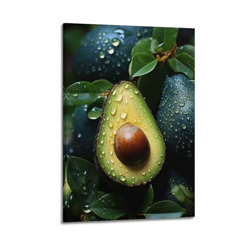 Affiche murale avocat fruité ZHOUKEG 50x75 cm pour rompre la monotonie des murs blancs