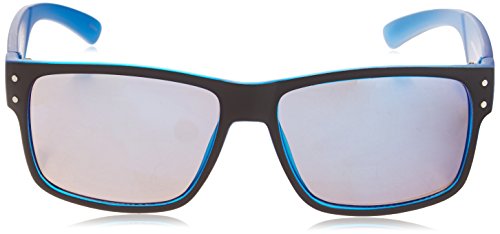 Southpole Men's 5003sp Oxbl Non-Polarized Iridium Rectangular Sunglasses, Black/Blue, 58 mm by Southpole - Image 2