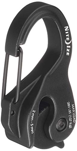 CamJam® XT™ Nite Ize NCJSA-01-R3 Knotenhilfe NI-NCJSA-01-R3 Schnurspanner, schwarz, 1 Stück (1er Pack)