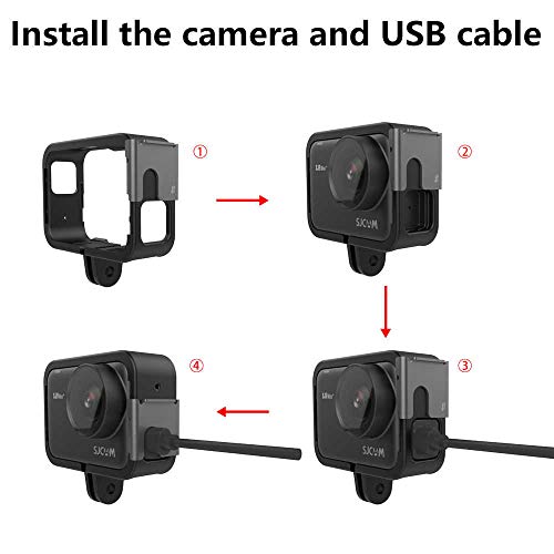 Image of Action Pro Frame Holder Plastic Frame Case Compatible with SJ9 Strike and SJ9 Max Action Cameras