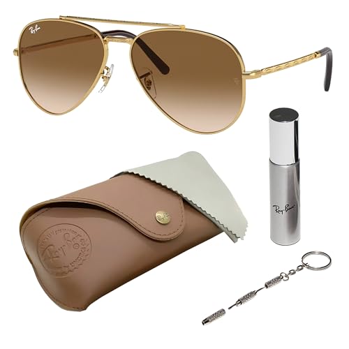 Image of Ray-Ban RB3625 NEW AVIATOR Sunglasses with Official Eyewear Kit