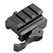 Mizugiwa 3-Slot QD Lever Mount Adaptor and Riser Medium Profile Black