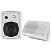 Herdio Openluchtsprekers, 200 Watts 5,25 Duim Openluchtspreker Waterdicht voor Tuin Patio Binnen (A Pair))