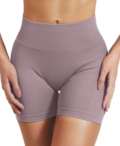 Image of VOYJOY Women Workout Impact Shorts 2.5 inch / 3.6 inch / 4.5 inch / 6 inch Scrunch Butt Booty | Tummy Control, High Waisted, Bike Short, Gentle Compression, for Women