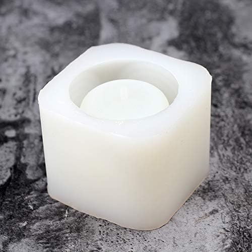 nicole Flower Pot Silicone Mold Concrete Planter Mould Handmade Cube Cement Mould