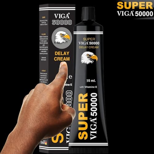 Image of Super Viga 50000 Delay Cream for Men, External Use Only 0.50 Fl Oz (3 Pcs)