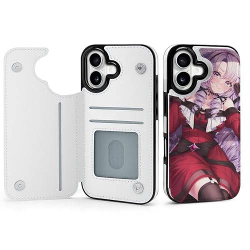 BFLiRuW �Ή� iPhone 17 �P�[�X �蒠�^ �o�[�`���� VTuber ��S���V���T���� �A�C�t�H�� 17 Air 17 Pro 17 Pro Max �p �J�o�[ �X�}�z�P�[�X PU���U�[ �J�[�h���[ ���z�^ �ϏՌ� �}�O�l�b�g �X�^���h�@�\�t