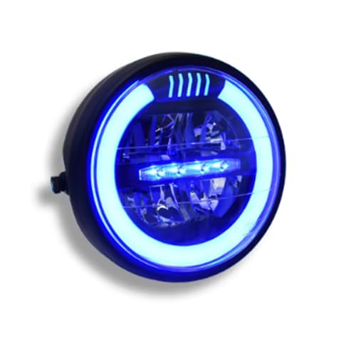 Phare LED pour moto Royal Enfield projecteur avant optique œil d'ange