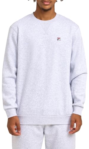 FILA Unisex Adult's Idaho Crew, Light Grey Marle, Medium
