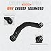 Youxmoto Rear Lower + Upper Control Suspension Lateral Arm for Dodge Caliber 2007-2012 & Jeep Compass/Patriot (MK) 2007-2017, Driver & Passenger Side, 4pcs