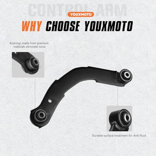 Image of Rear Suspension Kits Upper Lateral Arm +Lower Rearward Lateral Toe Arm Fit for Chevrolet Traverse 2009-2017, Fit for GMC Acadia 2009-2017, Fit for Buick Enclave 2008-2017