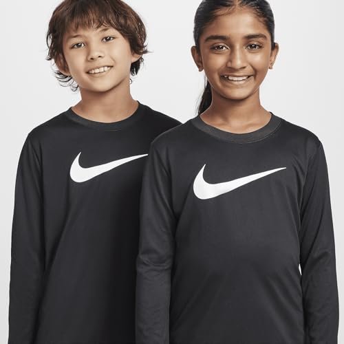 Nike Legend Big Kids' Dri-FIT Long-Sleeve T-Shirt (Black, FZ5192-010)3