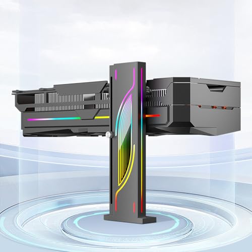 Soporte ajustable para GPU con ARGB y base magnética miniatura 2