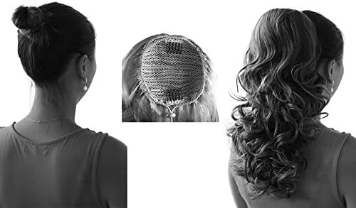 CAISHA 18" Hairpiece Ponytail Extensions Voluminous Wavy Light Brown PH23, light brown #12 PH23, 22 inch - Image 5