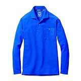 [バートル] BURTLE 長袖ポロシャツ(ユニセックス) 665 ストレッチ 消臭 SS 47サーフブルー