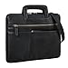 Produktbild STILORD 'Cole' Vintage Laptoptasche 14 Zoll Leder Herren Schmal Laptophülle Echtleder Dokumententasche für Laptop Arbeit Business Reise, Farbe:schwarz