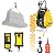 NEWTRY Electric Hoist RapidRise PRO Lift 660lb, 62ft/min Fast Power Electric Hoists 110V, 98ft Lifting Height Winch, Pendant Control & Wireless Operation for Garage, Workshop (300kg/660lb)