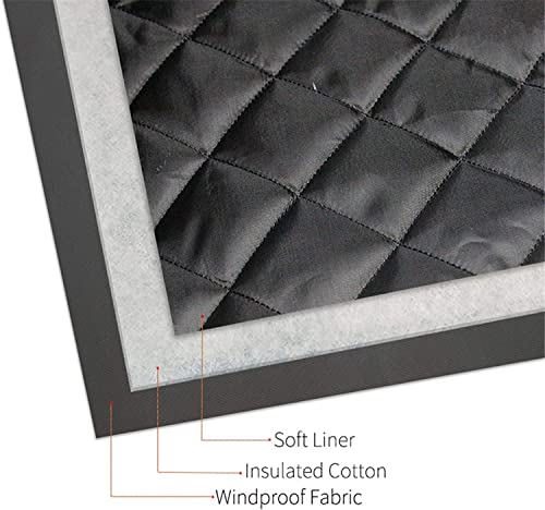 Queta Housse de Jambe de Scooter Tablier de Protection des Jambes de Moto Housse Protection Coupe-Vent Imperméable pour Les Jambes Couverture Chaude Universelle pour Scooter Voitures Électriques Moto - Image 6