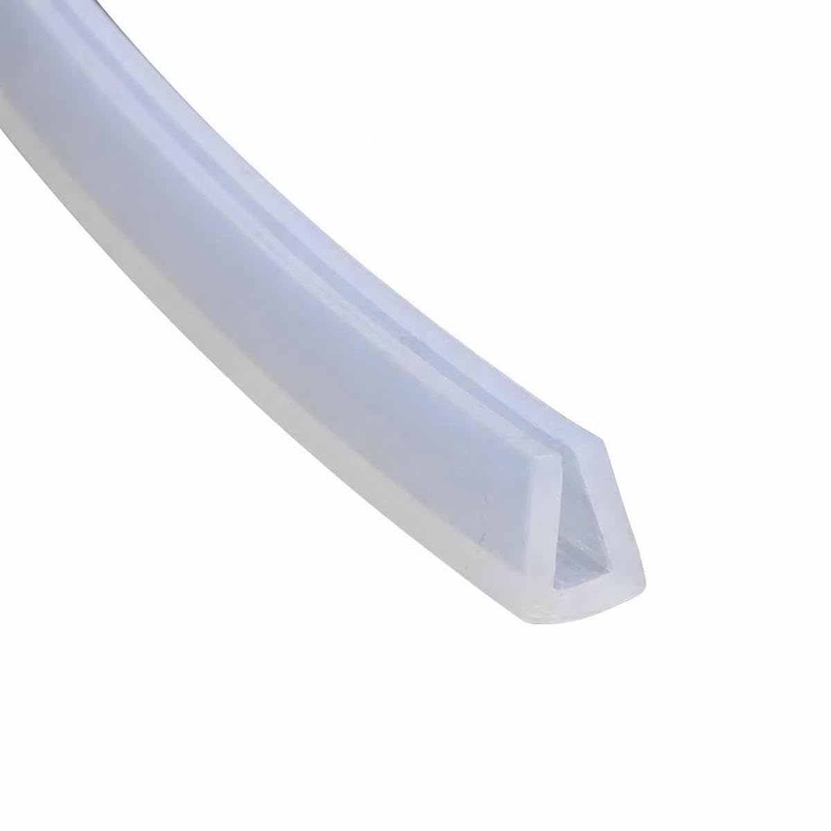 1-10Meters U Channel Silicone Rubber Shower Door Glass Sealing Strip Edge Trim Glazing weatherstrip Edge guard-8x10mm-5M