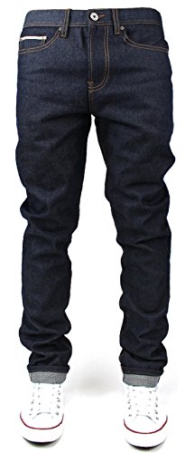 Kaydenk Selvedge Roll up Tapered Fit Men's Raw Denim