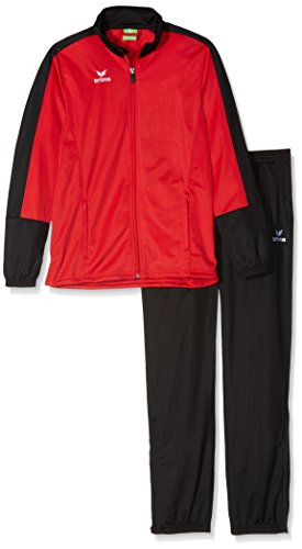 Erima Kinder Toronto 2.0 Polyesteranzug, rot/schwarz, 104, 302600