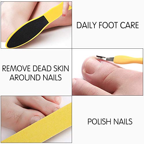 Fußraspel Professionelle 10 Teile/Satz Pediküre-Tool Fußpflege-Datei für Füße Fersen-Zehe Nuticle Kit-Datei-Pediküre-Set Beauty-Schieber-Entferner-Tool Fußfeile für Pediküre
