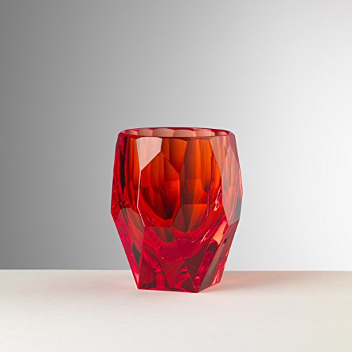 Set 6 vasos Milly rojo Mario Luca Giusti
